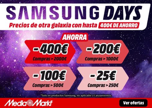 Samsung Days en Mediamarkt