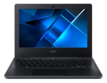 Acer Travelmate TMB311-31 - Ordenador Portátil de 11.6" HD (Celeron N4120, 4GB RAM, 64GB eMMC, UMA Graphics, Windows 10 Pro) Color Negro - Teclaro QWERTY Español