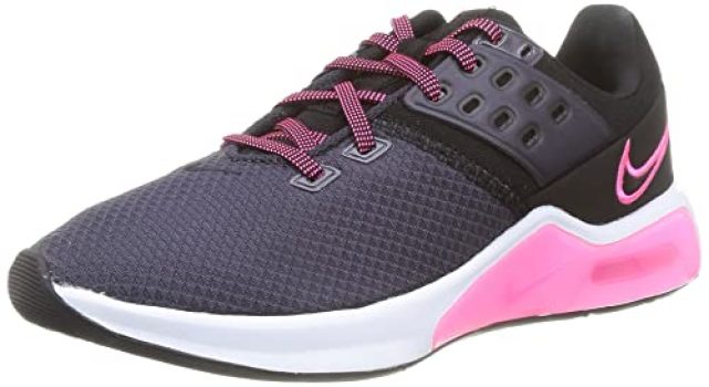 Nike Air MAX Bella TR 4, Zapatillas Deportivas Mujer, Black Hyper Pink Cave Purple White, 39 EU