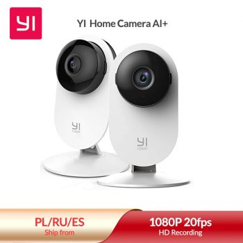 YI-cámara de seguridad inteligente para el hogar, Monitor de bebé Full HD de 1080p para interiores, con detección de movimiento inalámbrica, IA, 2/4 unidades