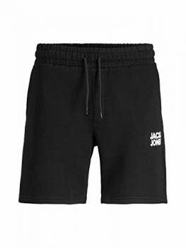 Jack & Jones JJINEWSOFT Sweat Shorts GMS Pantalones Cortos, Black,Ch para Hombre