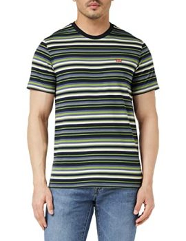 Levi's SS Original HM tee Playhouse G T-Shirt, Calliste Green-Multi Colour, M para Hombre