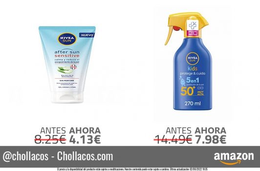 ofertas nivea sun