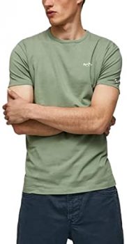 Pepe Jeans Original Basic 3 N Camisetas, Verde (Casting), M para Hombre