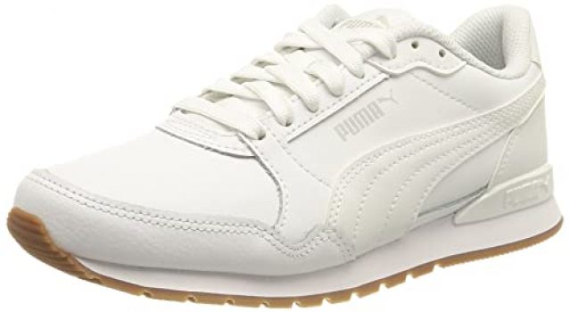 PUMA ST Runner v3 L, Zapatillas Unisex Adulto, Multicolor White White-Gum, 39 EU