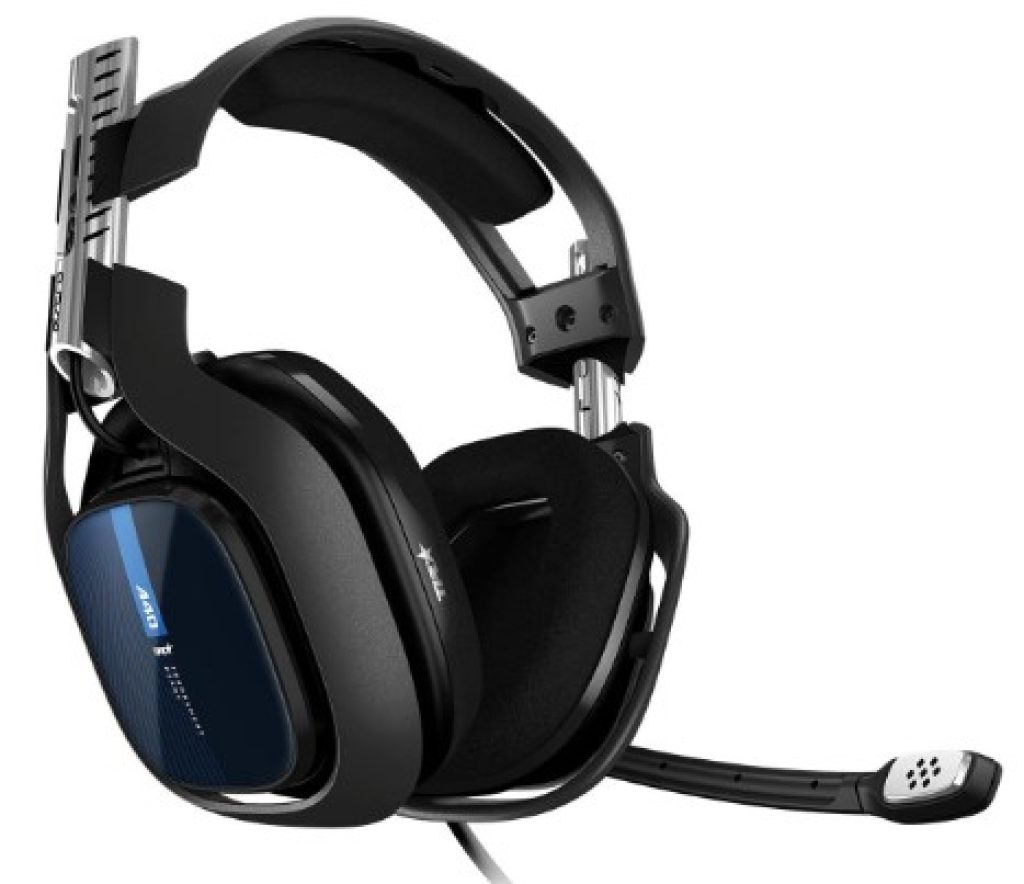 ASTRO Gaming A40 TR Auriculares alámbricos, 4ta gen, Audio V2, Dolby ATMOS, clavija 3.5mm, micrófono intercambiable, para PS5, PS4, PC, Nintendo Switch, Móvil