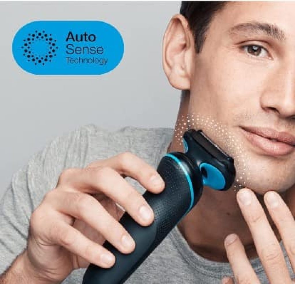 Braun Series 5 51-B1200s - Máquina de afeitar eléctrica para barba con recortadora de precisión, en seco y mojado, recargable, inalámbrica