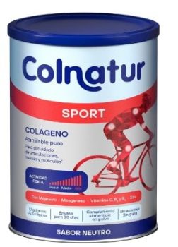 Colnatur Sport Neutro | 330g | Colágeno con Magnesio, Zinc y Vitamina C para Músculos, Huesos y Articulaciones