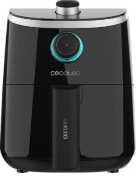 Freidora de aire Cecotec 2 L - Cecofry Compact 2000, 900 W, Tecnología PerfectCook, Termostato, Temperatura y Tiempo Regulable