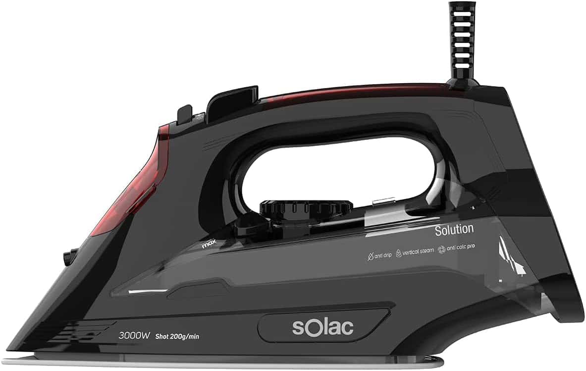 Solac Solution EX6190 - Exprimidor de palanca 600W, motor AC, 2 conos para todos los cítricos, cuerpo y filtro de acero inoxidable, depósito de 0,65L, desmontable, componentes aptos lavavajillas