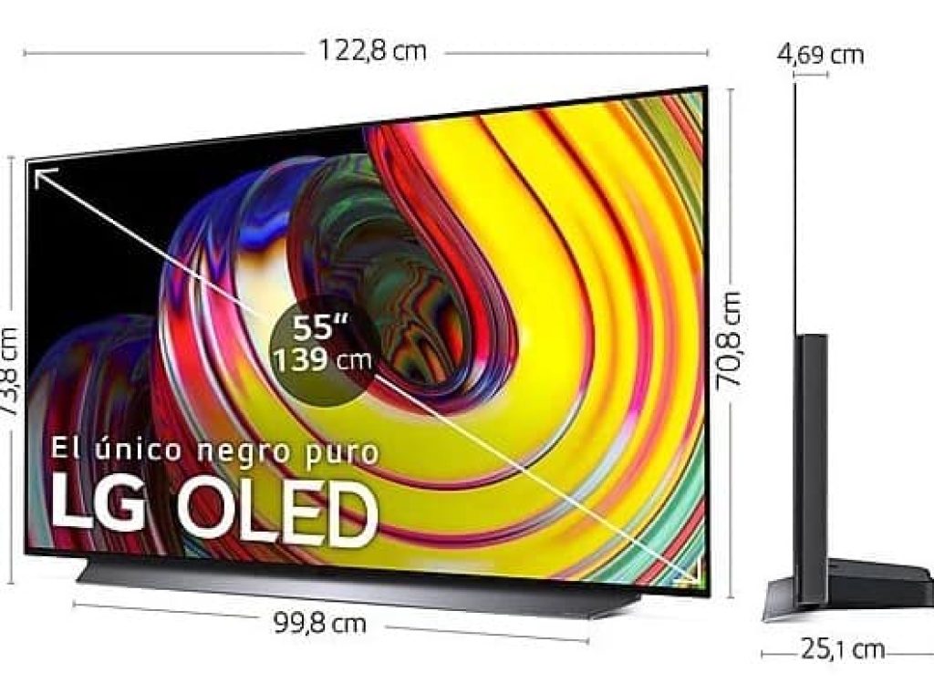 CHOLLO TV LG OLED 55CS6LA - UHD 4K, α9 Gen 5 AI, Smart TV, DVB-T2