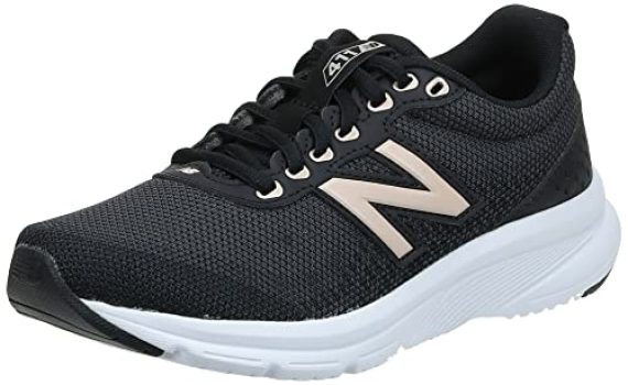 New Balance 411v2, Zapatillas de Running Mujer, Negro Black Phantom