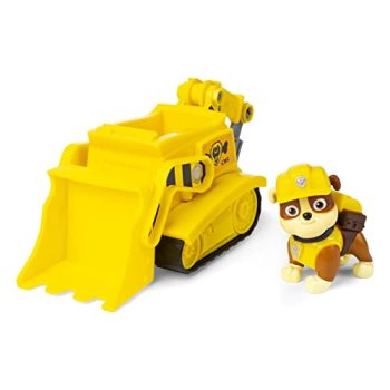 Patrulla Canina - Excavadora + Figura Rubble - Excavadora Juguete para Niños con 1 Figura Rubble Patrulla Canina - 6061794 - Juguetes Niños 3 Años +