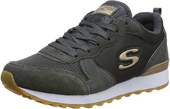 Skechers Originals OG 85 Golden Girl, Zapatilla Baja Mujer, Gris (Charcoal)