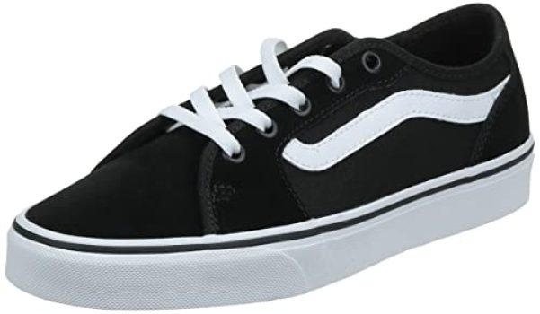Vans Filmore Decon, Zapatillas Mujer, Suede/Canvas/Black/White
