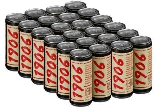 1906 Reserva Especial - Cerveza Lager Extra, Pack de 24 Latas x 33 cl, Sabor y Aroma Tostado