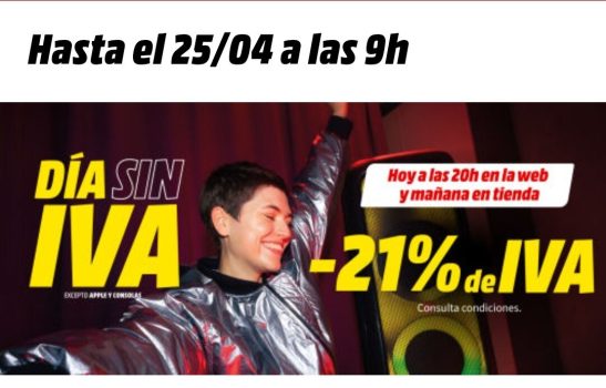 dia sin iva mediamarkt