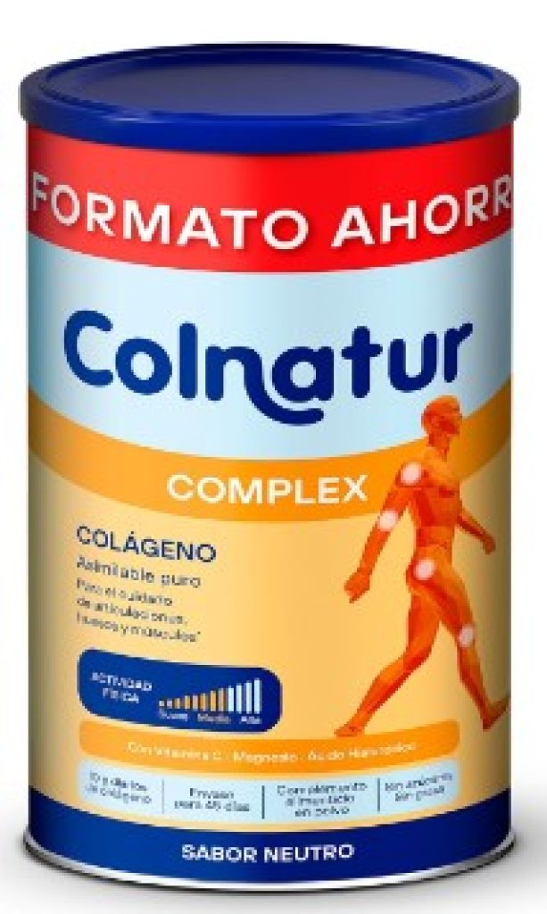 Colnatur Complex Neutro Formato Ahorro | 495g | Colágeno con Magnesio y Vitamina C para Músculos y Articulaciones