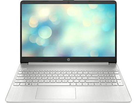 HP 15s-fq2172ns - Ordenador Portátil de 15.6" Full HD (Intel Core i3-1115G4, 8GB RAM, 256GB SSD, Intel UHD Graphics, Sin Sistema Operativo) Plata - Teclado QWERTY Español