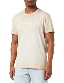 Pepe Jeans West Sir New N Camisetas, Marrón (Stowe), S para Hombre