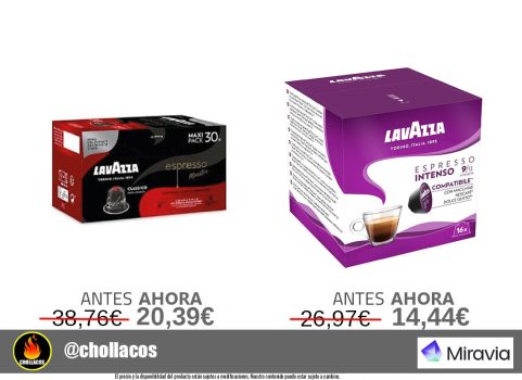 capsulas lavazza rebajadas