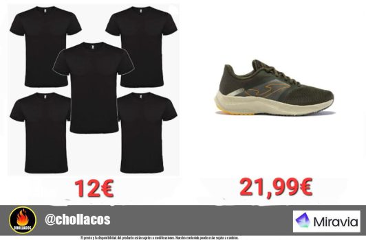 camiseta y zapatillas