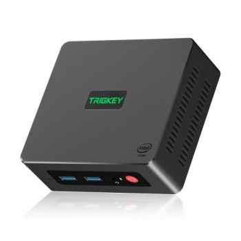 TRIGKEY G3 Mini PC Ms W10 Pro, Mini Computadora Intel Celeron N5095(4 Corazones) 8GB DDR4 RAM 128GB M.2 SATA 3 SSD Computadoras de Escritorio, Micro PC 4K Dual HDMI, WiFi 2.4G/5G, 1000M LAN, USB 3.0
