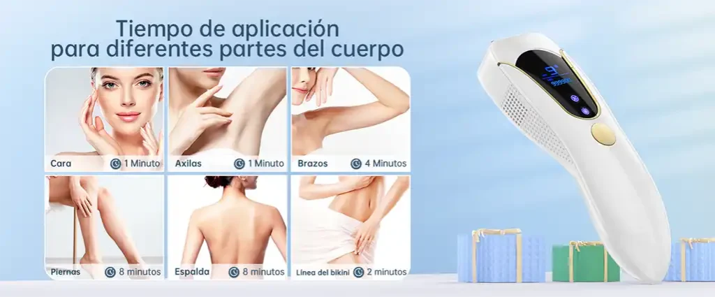 3 en 1 Depiladora de Luz Pulsada IPL