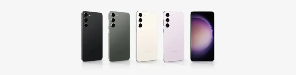 diferentes colores de Samsung Galaxy