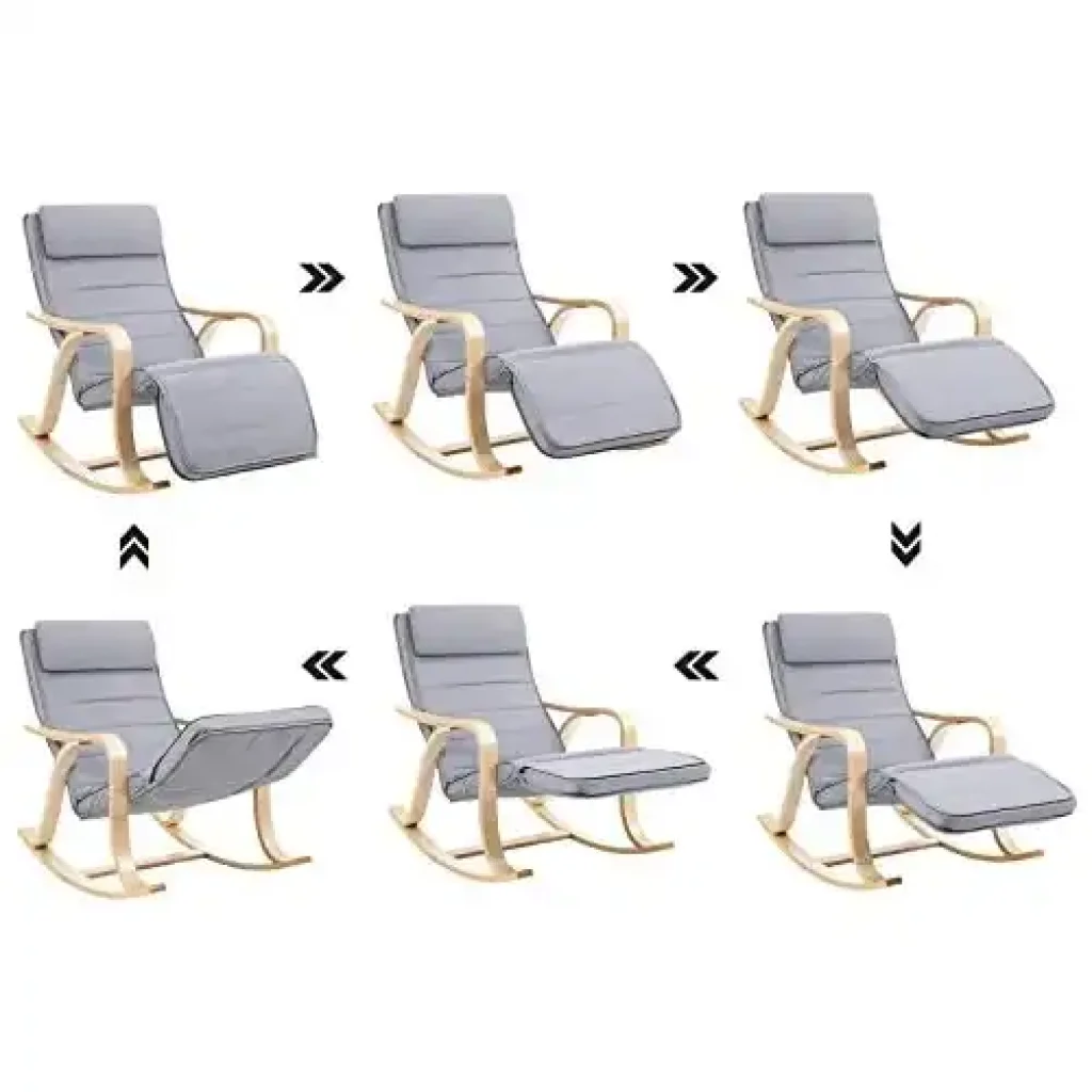 posiciones Sillón mecedora Songmics LYY41G
