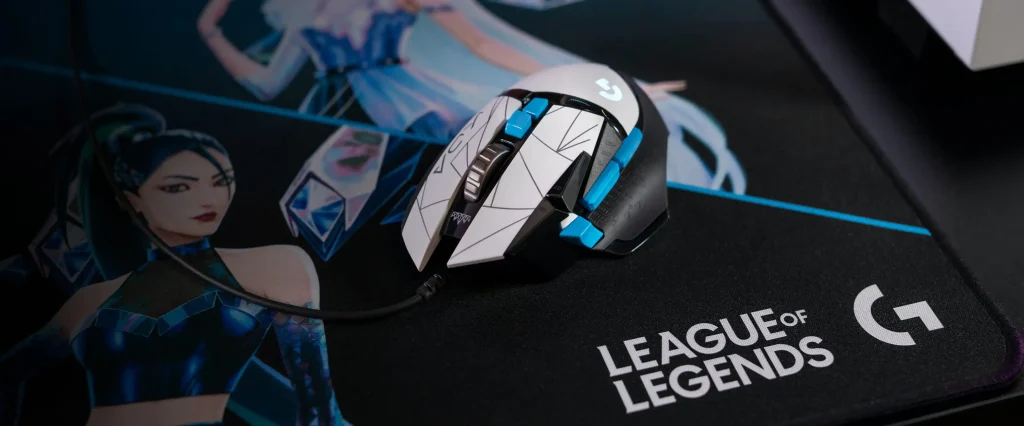 Logitech-ratón profesional G502 HERO para videojuegos