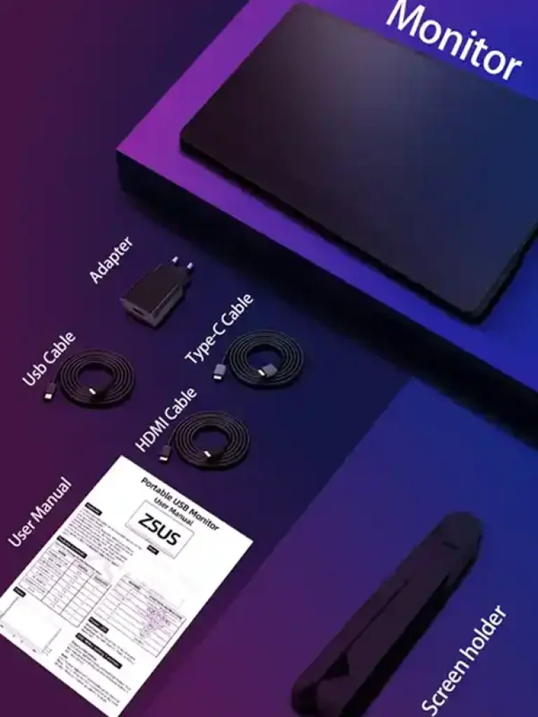 ZSUS-Monitor portátil 2K, 14 pulgadas, 60HZ en Oferta Aliexpress