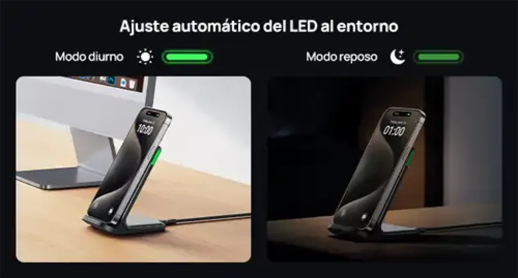 Este cargador inalámbrico INIU es el mas vendido en Amazon y se encuentra ahora super rebajado