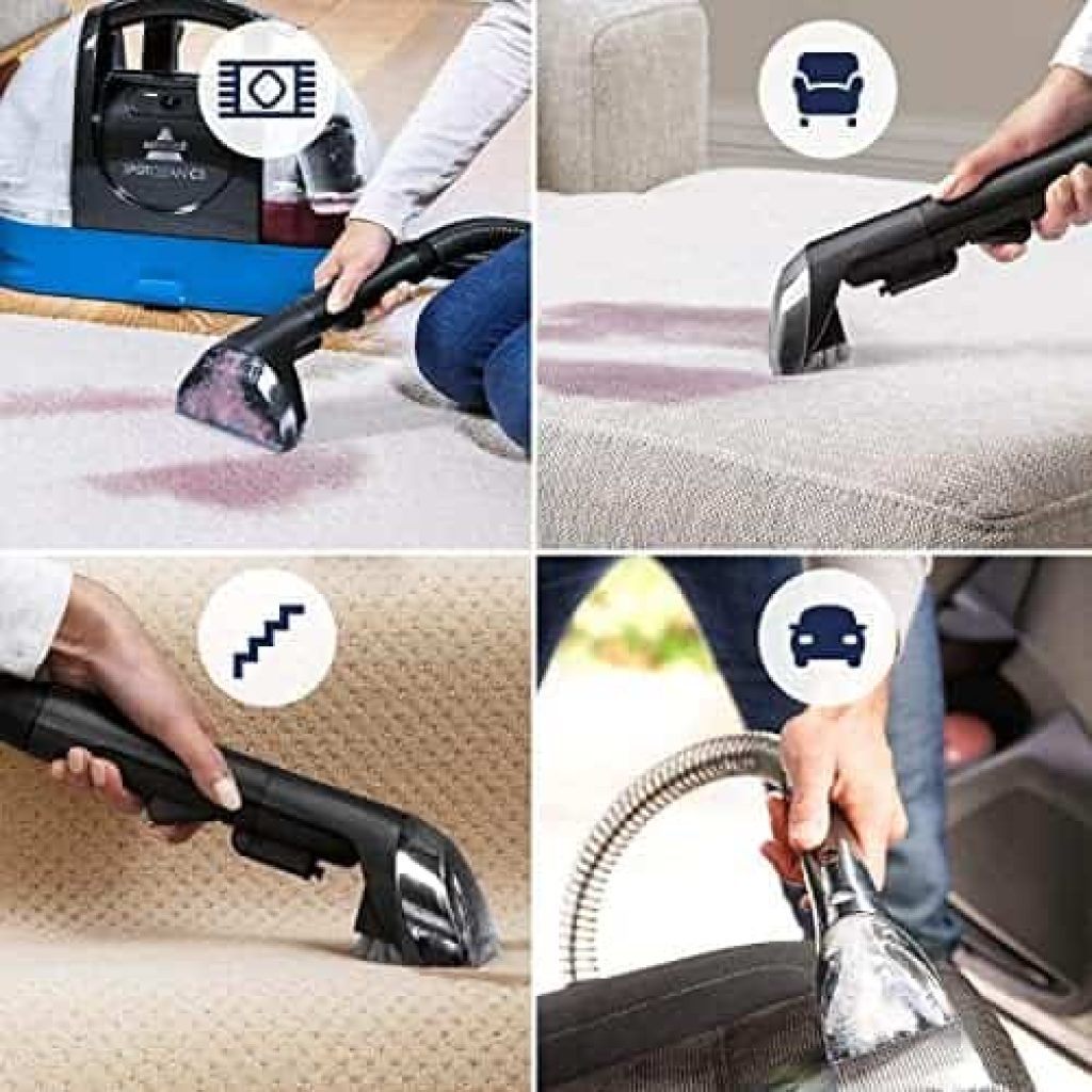 El BISSELL SpotClean C3 Quitamanchas para Alfombras y Tapicería es lo que necesitas en tu casa