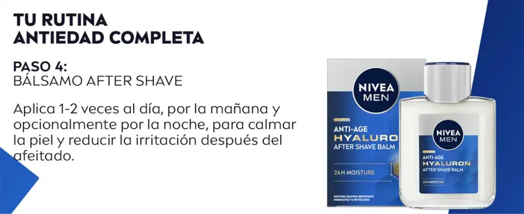 NIVEA MEN Hyaluron After Shave Bálsamo Antiedad 100ml