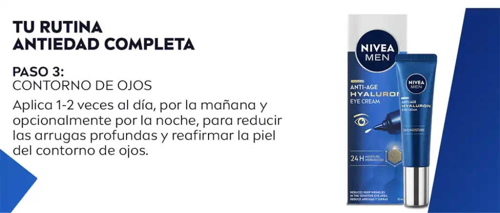 NIVEA MEN Hyaluron Contorno de Ojos Antiedad