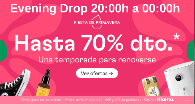 evening drop miravia