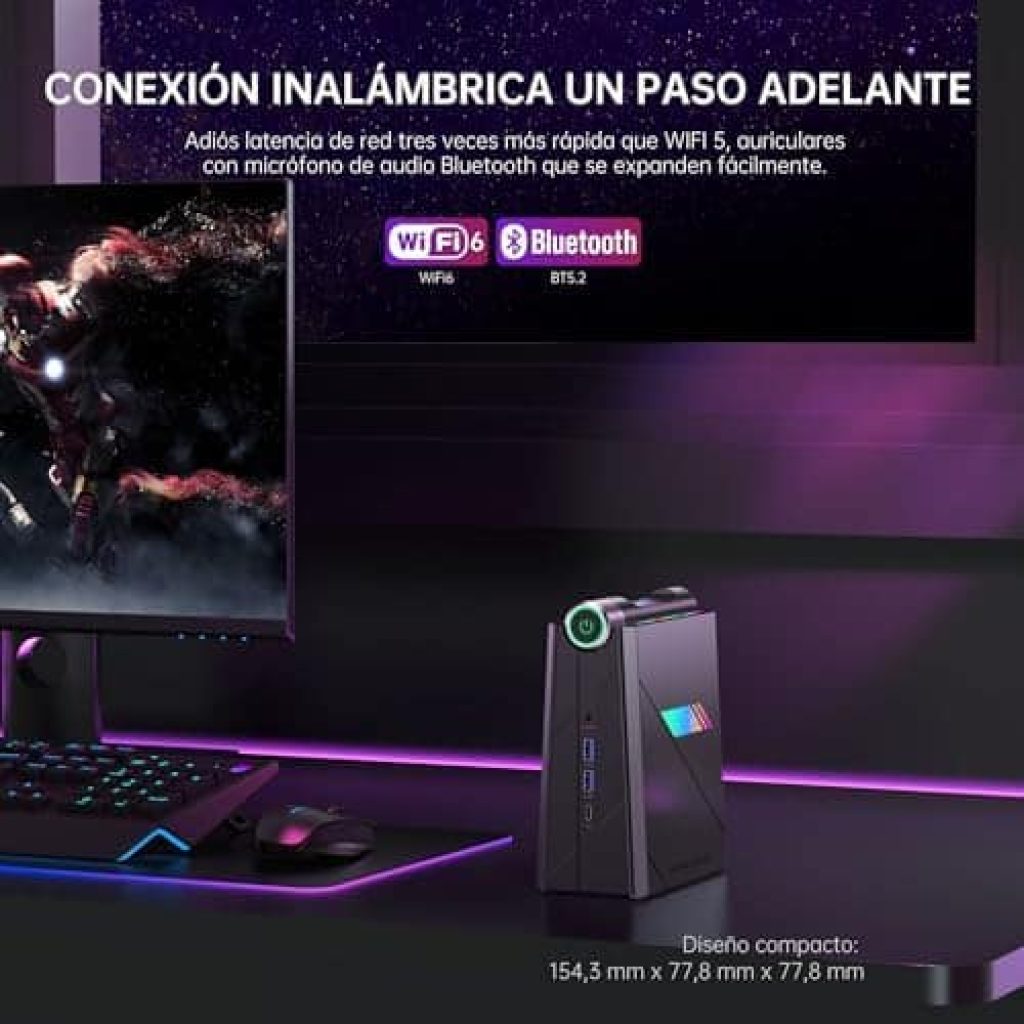 ACEMAGIC AD08 Mini PC Gaming, Ιntel i9, 16GB RAM, 512GB SSD ¡Esta ahora muy rebajado!