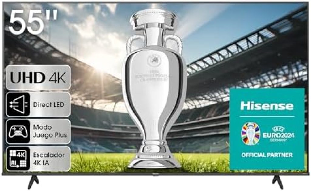 hisense tv 55a6k - uhd 4k smart tv de 55 pulgadas 