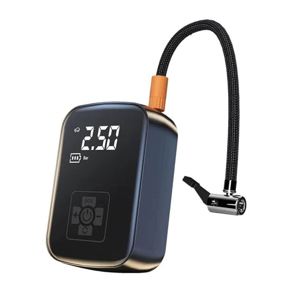 Compresor de aire eléctrico Inalámbrico para coche, motocicleta, bicicleta, barco por menos de 20 euros