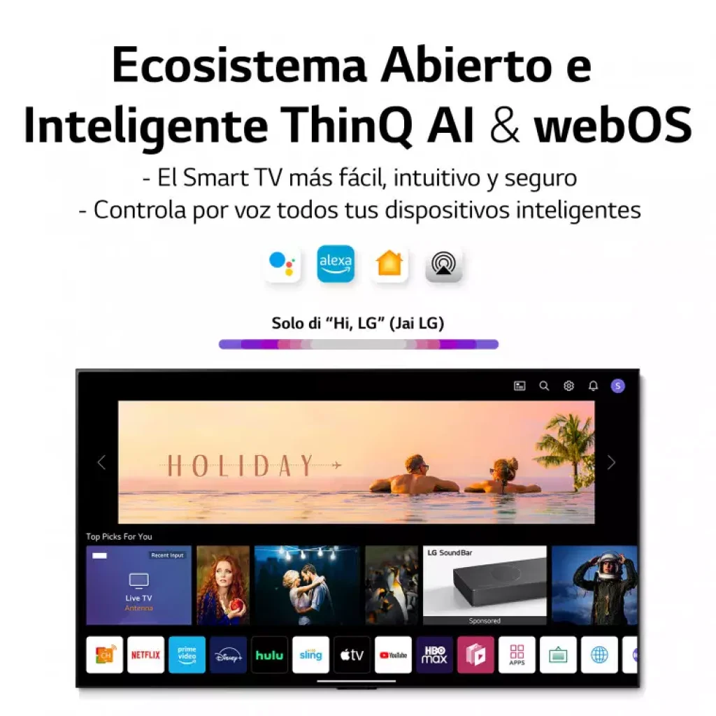TV LG 4K OLED evo de 65" serie C3