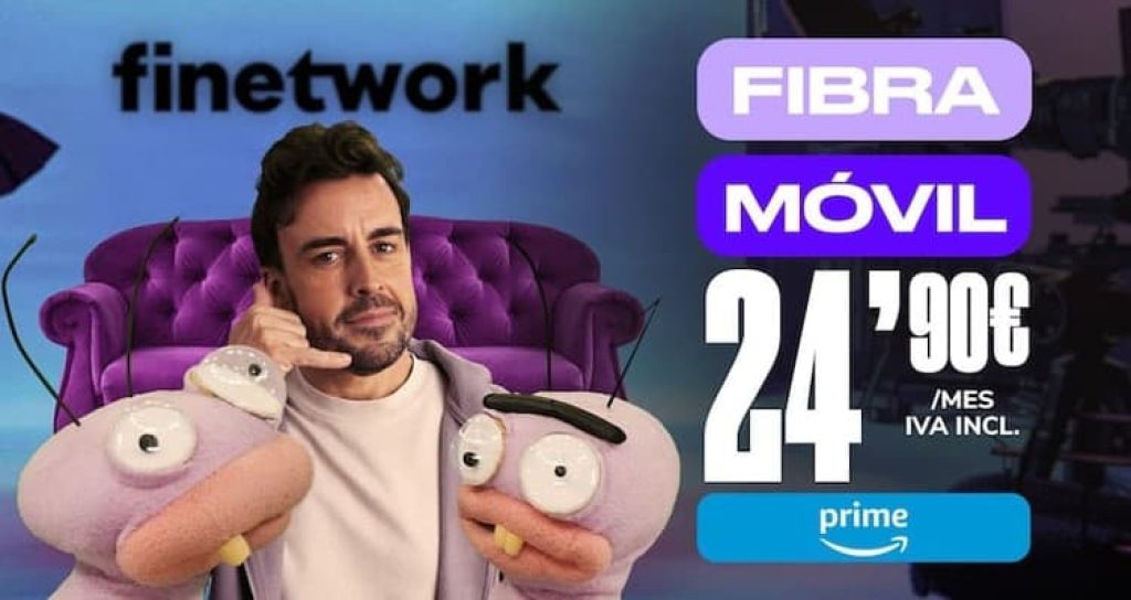 Finetwork ofrece Fibra 600Mb y Móvil 55GB por solo 24,90 euros