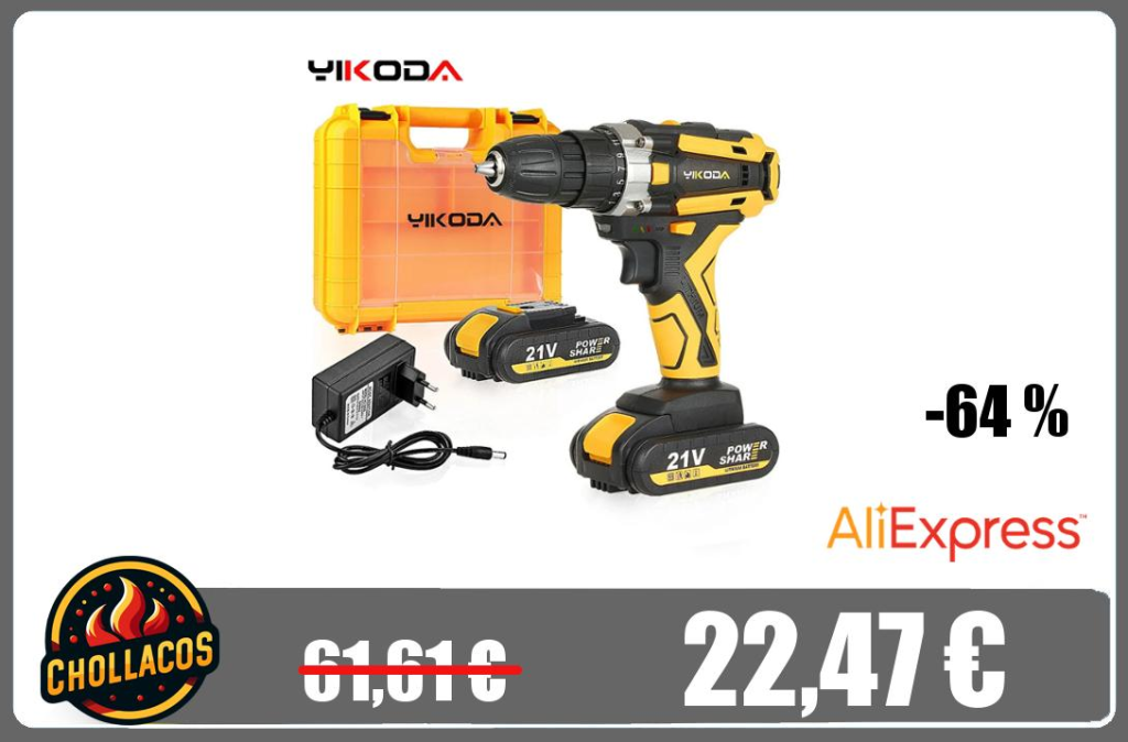 taladro yikoda Aliexpress