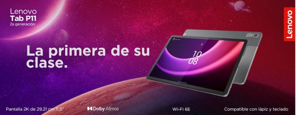 Oferta en Amazon: Tablet Lenovo Tab P11 (2nd Gen) 11.5" 4GB de RAM, 128GB 