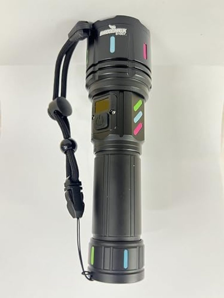 Shadowhawk Linternas LED Alta Potencia, 30000 Lúmenes, Linterna LED Recargable XHM90.2 de largo alcance, perfecta para el camping en Oferta