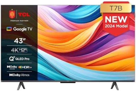 TCL 43T7B Televisor QLED Pro de 43"