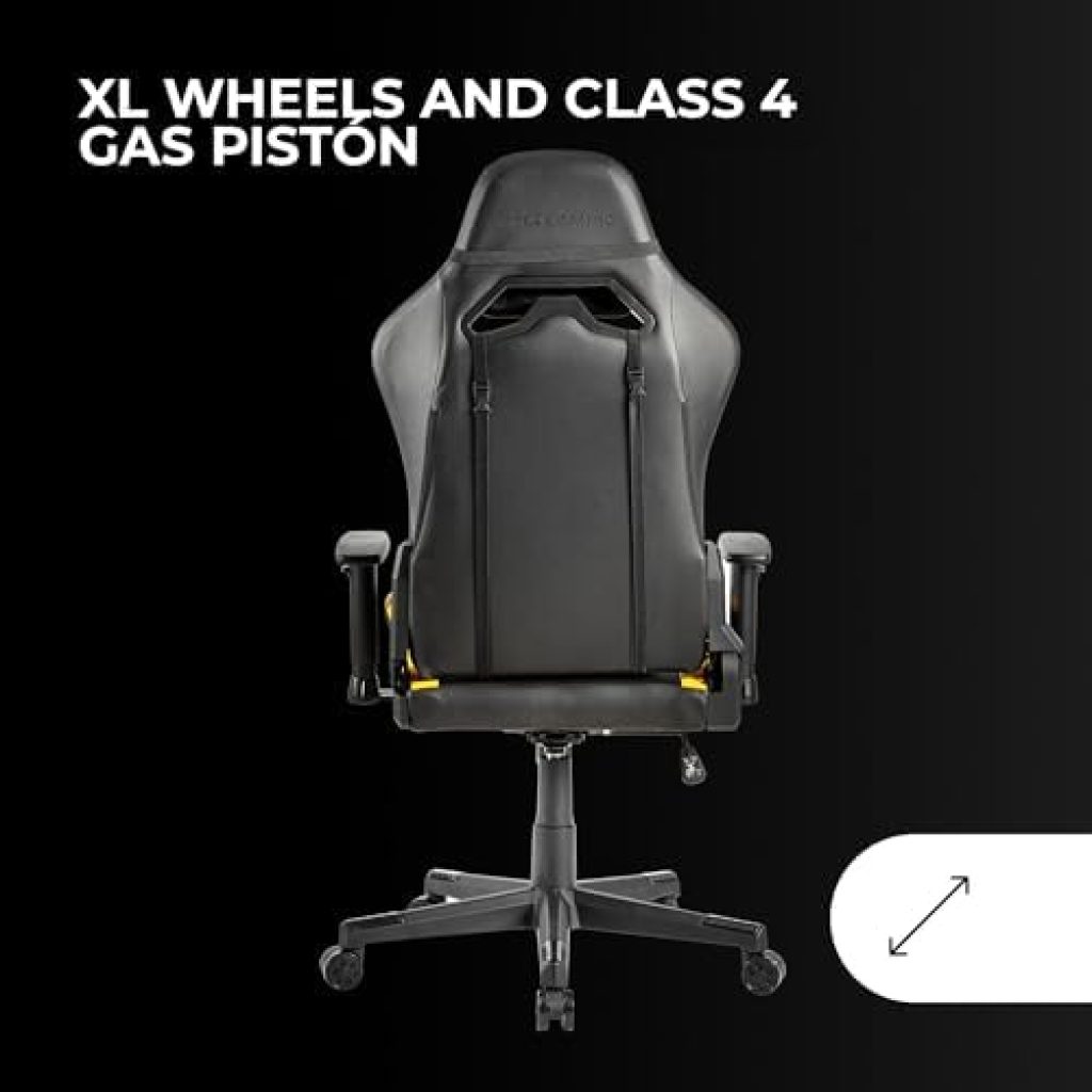 Mars Gaming MGC-PRO, Silla Gaming Profesional, Ergonómica y perfecta para pasar horas en ella