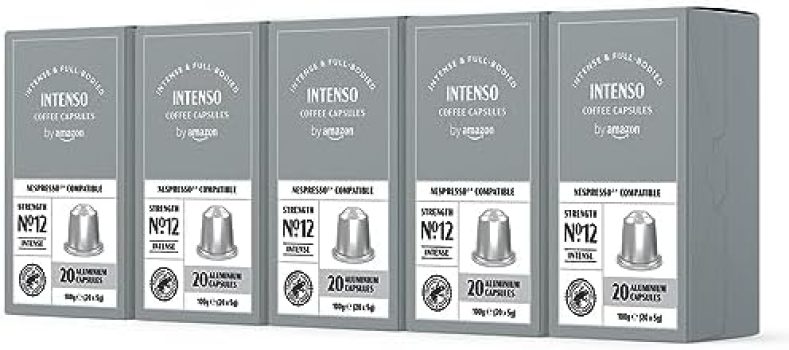 Cápsulas de café Intenso, tueste oscuro