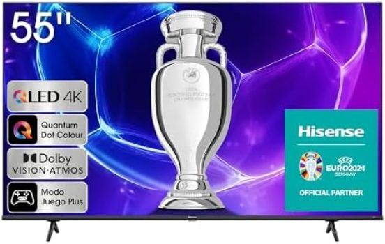 Hisense TV 55E7KQ QLED Smart TV de 55 Pulgadas