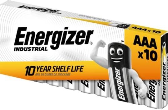 Energizer - Industrial, Pack de 10 pilas AAA